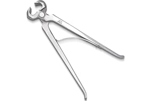 Equine Care Spring-Loaded Hoof Nippers – Chrome Vanadium Steel Farrier Tools | 10″ & 12″ Hoof Trimmers with Ergonomic Grip for Foals, Ponies, Miniature Horses, Donkeys, Goats & Livestock (12 inch)