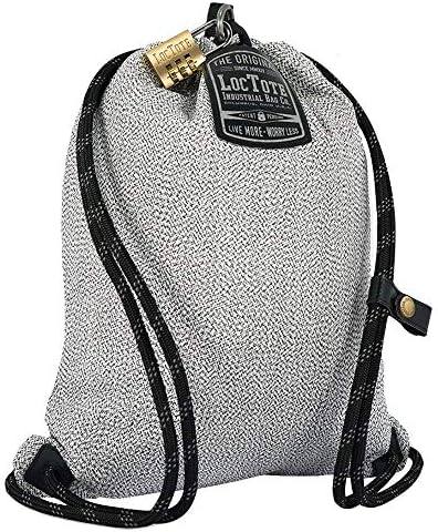 LOCTOTE Flak Sack SPORT - Lightweight Theft-Resistant Drawstring Backpack
