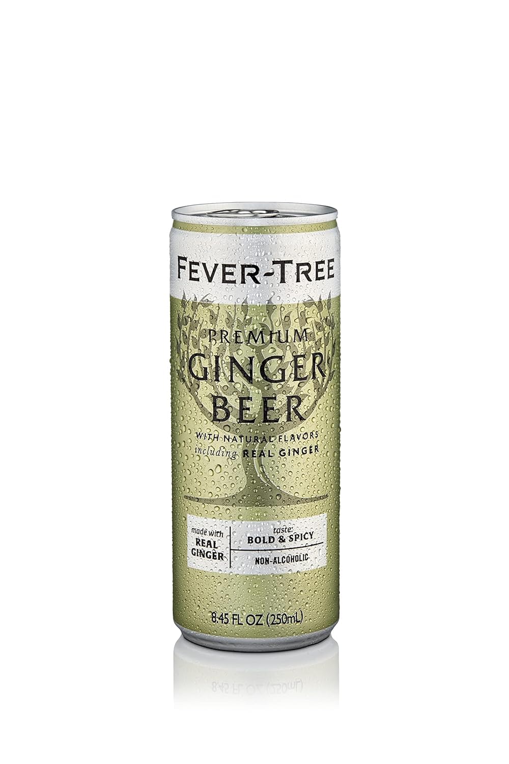 Fever-Tree Ginger Beer – Premium Mixer for Cocktails and Mocktails, 8.45 fl oz Cans, Pack of 24 – Naturally Sourced, Non-GMO Image