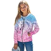 Hdjxbdhsv Kids Zip Up Hoodies Long Sleeve Casual Elastic Sweatshirt Fleece Warm Fall Winter Jacket Soft Loose Comfort Tops