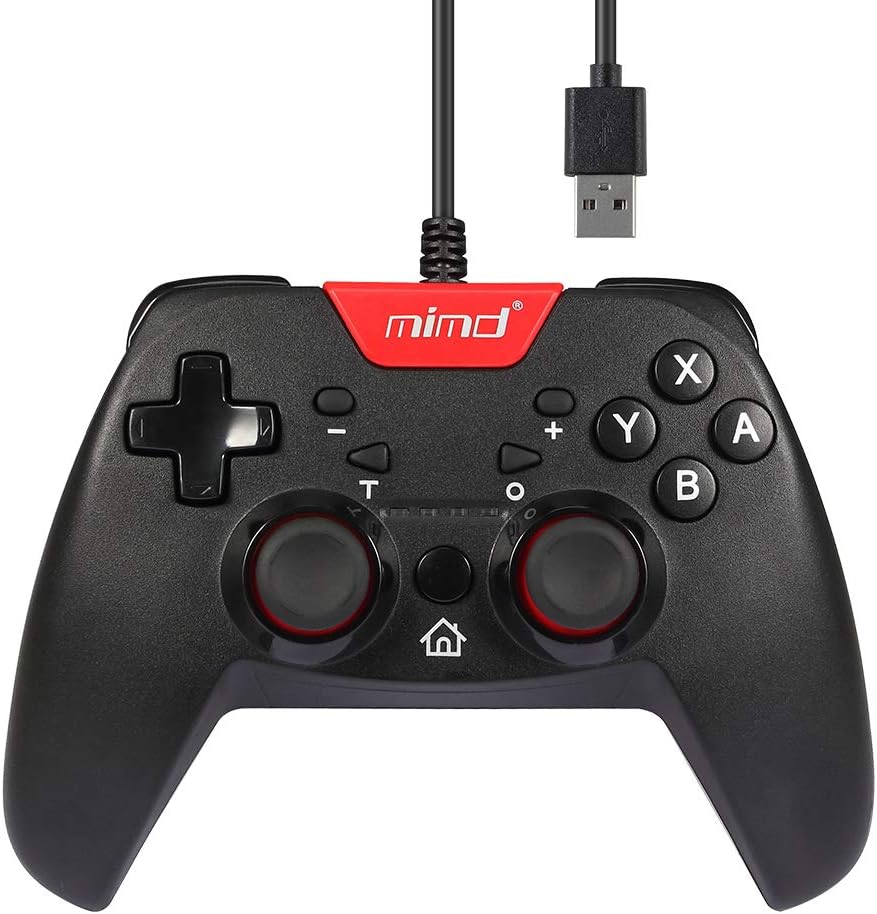 Wired Gaming Controller for Nintendo Switch, Dotca RN10 Wired Gamepad Replacement for PC/Nintendo Switch, Best PC USB Gamepad for Nintendo Switch（Third Party Product）