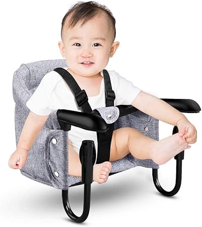 Amazon ベビーチェア テーブルチェア食事用 ベビーテーブルチェア 赤ちゃんチェア 折り畳み携帯ベビーシート 子供 お食事椅子収納袋付 6ヶ月から3歳まで テーブルチェア ベビー マタニティ 通販