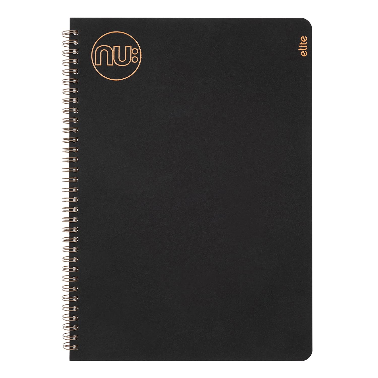 Nu Notebooks - Kraft Range - Black Wire Bound A5 Notebook - Stationery Notebooks - Professional Notepad - 160 Pages