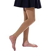 EVERSWE Girl's Microfiber Footless Tights, Ballet Dance Tights, Ultra Soft Leggings