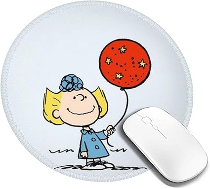 Amazon Co Jp スヌーピーの友達が風船を持っています マウスパッド 円形 おしゃれ 高級感 ゲーミング オフィス最適 滑り止めゴム底 耐久性が良 付着力が強い 直径cmx厚い0 3cm Computers Peripherals