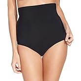Swim Solutions Highwaist Swim Brief Bottom Women's Swimsuit Black 14