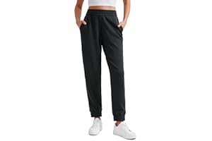 CRZ YOGA SoftAura Sweatpants Women Modal Joggers High Waisted Lounge Travel Casual Sweat Pants with Pockets Cinch Bottom