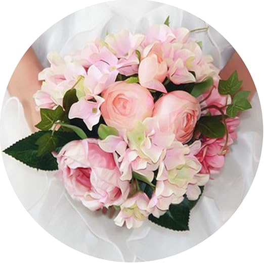 pink bridesmaid bouquets