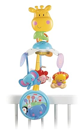 giraffe cot mobile
