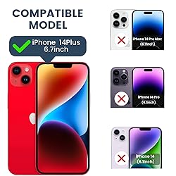 Goton for iPhone 14 Plus Case with Screen Protector