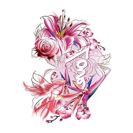 Nouveaux Autocollants De Tatouage De Bras De Fleur Fleurs D