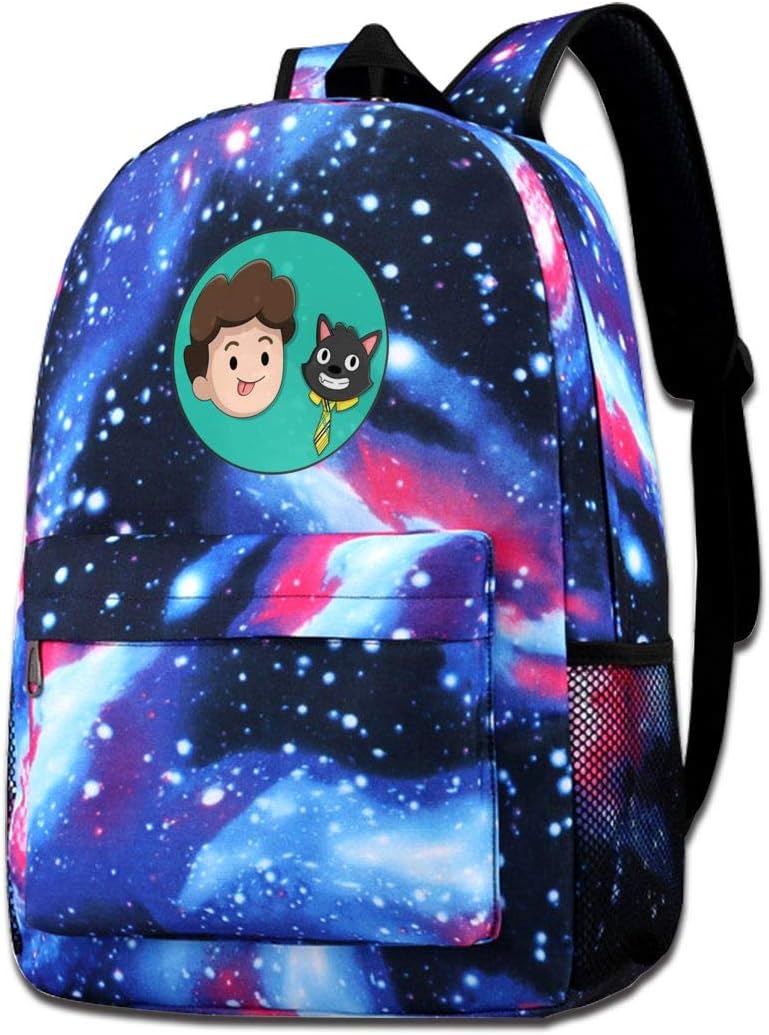 Unisex Galaxy Bookbag Denis-I Love Cat Backpack Bag for Mens Womens Teens