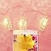 Veesee 80 Led Photo Clip String Lights,Picture Display Light with Clips,Battery Operated String Lights for Indoor Outdoor Kids Girls Bedroom Patio Room Anniversary Thanksgiving Chiratmas Party