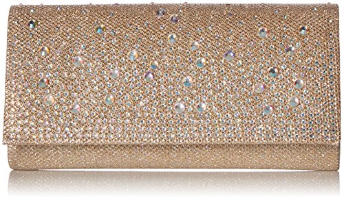 Jessica McClintock Chloe Sparkle Stones Evening Clutch, Champagne