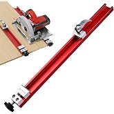 IMeanTop Circular Saw Guide Rail Fits 12" Saw Base, Aluminum Adjustable Cutting Machine Base Guide for Woodworking, Electric Circular Guide Specially Designed for Precision Cutting and Milling Tasks