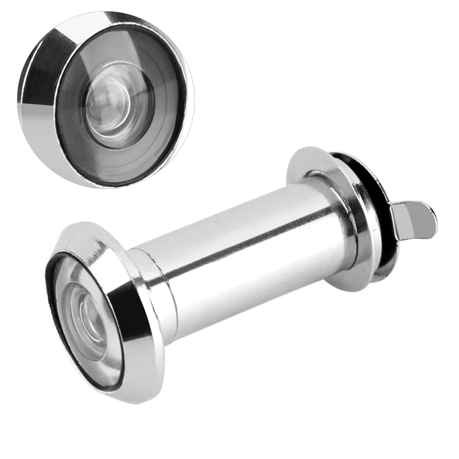 220 Degree Wide Angle Door Peephole Security Peephole with Peephole for Viewing Angle Cover for Home and Hotel