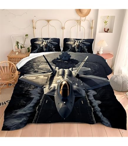 Forest Comforter Set Full Size - Foggy Pine Bedding, Includes Comforter & 2 Pillowcases