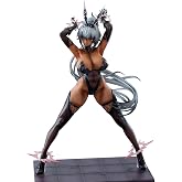 Wahohousee 1/6 Scale Deluxe Anime Girl Figure - Dark Skin Gyaru Aesthetic Figurine with Dungeon Table &amp; Leather Cuffs Accessory Kit - 11" Finished Collectible Statue for Adults