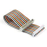 UCTRONICS Male to Female GPIO Ribbon Cable 40pin 8inch Breadboard Jumper Wires for Connection Raspberry Pi 3 2 Model B B+ w/ 