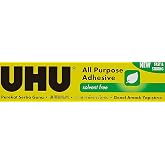 UHU All Purpose Adhesive Clear Glue 33ml Tube (Pack of 3)