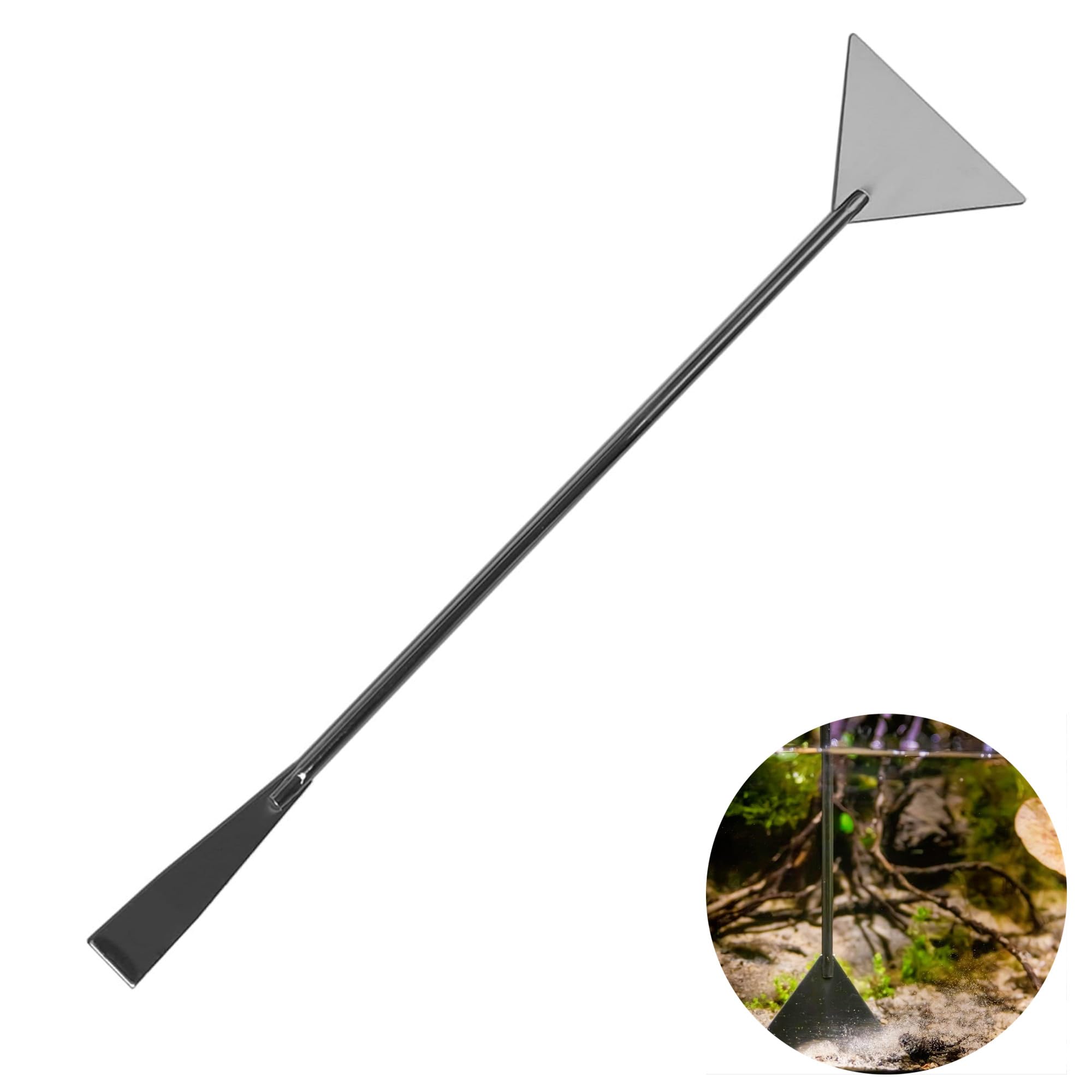 Aquariums Algae Scraper Sand Shovel Cleaning Scraper Cleaner Gravel Rake Tank Clean Aquascape Tool Accessories