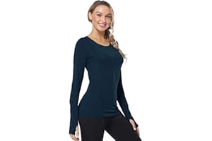 CADMUS Quick-Drying Running Long Sleeve Shirt for Women Workout Shirts
