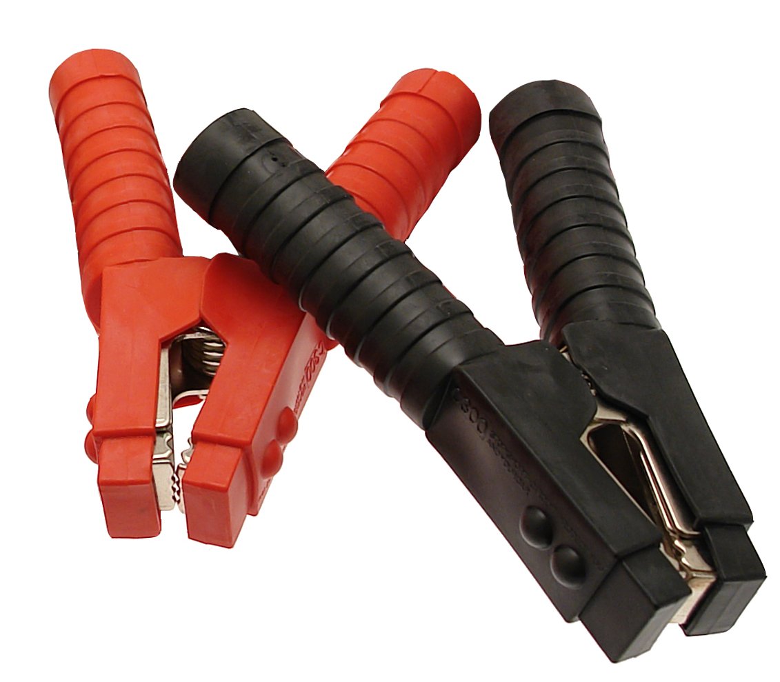 Maypole 2 x Heavy Duty Fully Insulated Jump Lead Clips 600A Peak Rating