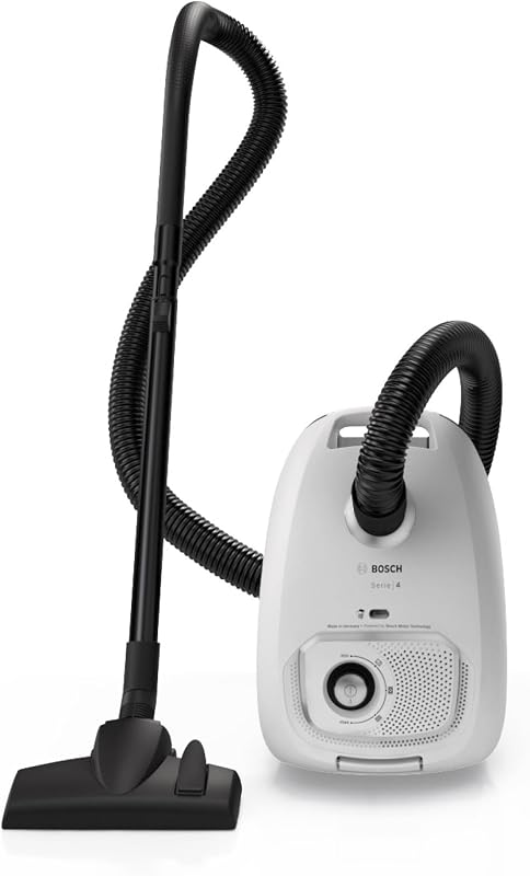- Aspirador embalado, Série 4, volume XL do saco de pó, bico para ranhuras e estofos, branco, BGB41WH1