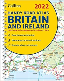 2022 Collins Handy Road Atlas Britain A5 Spiral Amazon Co Uk Collins Maps 9780008447830 Books 2022 Purple Dvd Map