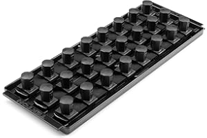 TEKTON 3/4 Inch Drive 3-Rail Socket Organizer Set, Black (24-Tool) | OST36224 | Made in USA