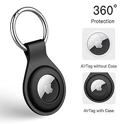 JETech Silicone Case for AirTag 2021 with