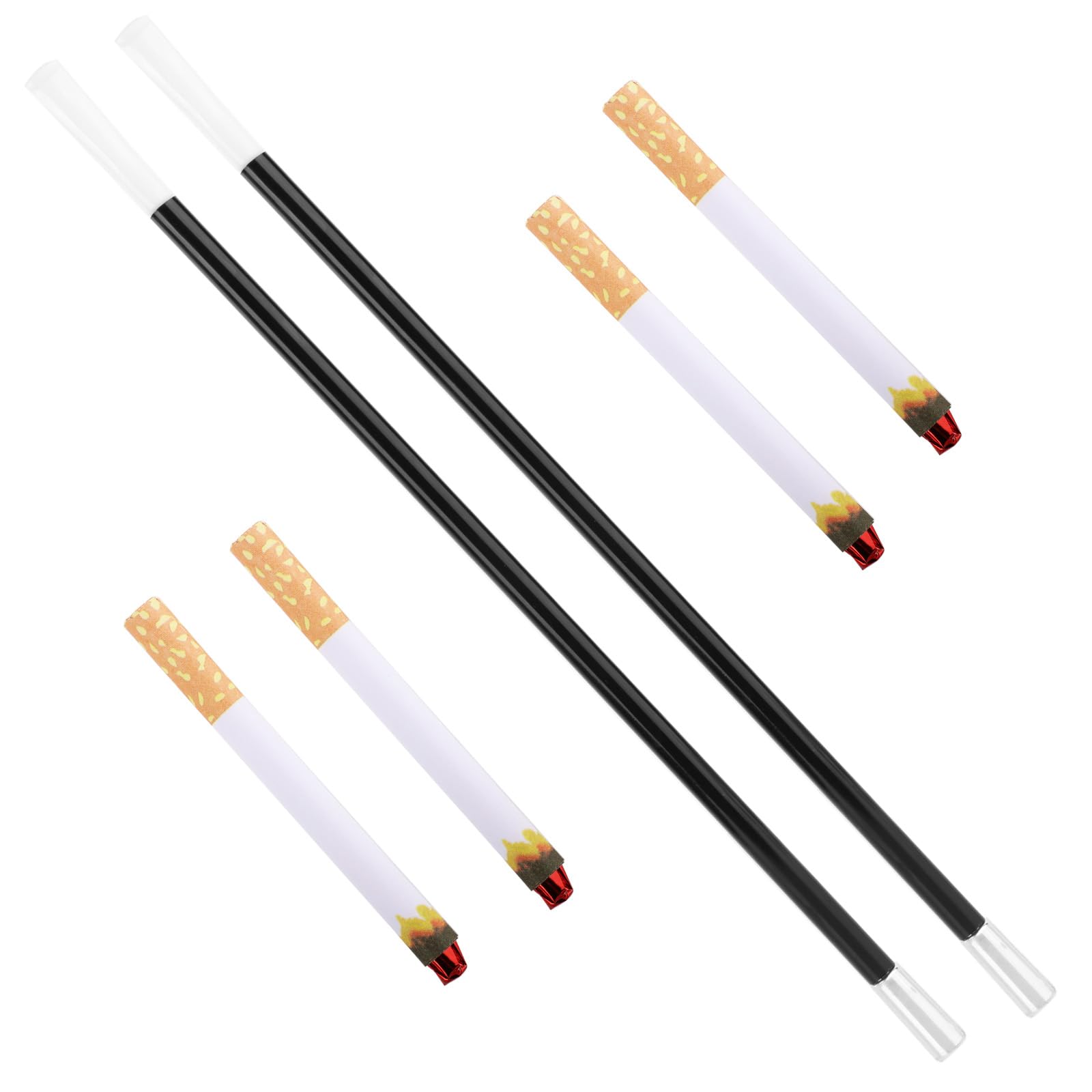 Photo 1 of 2 Long Cigarette Holders & 4 Fake Cigarettes, Novelty Fake Puff Cigarette Roaring 1920s Costume Accessories for Women Flapper Cosplay Photo Prop