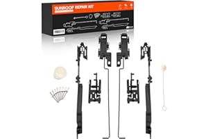 ROGIERRA Sunroof Repair Kit Sunroof Track Assembly Compatible with Ford F150 F250 F350 F450 Expedition Lincoln Navigator Mark LT, Replaces 02ESR1201ABK