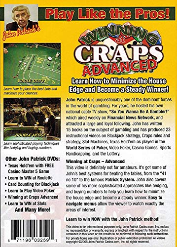 Cyber-Deals-Play-Like-A-Pro-Craps-Pack-Includes-2-Sided-Craps-Poker-Layout-Authentic-Nevada-Casino-Table-Played-Dice-Advanced-Instructional-Tutorial-DVD
