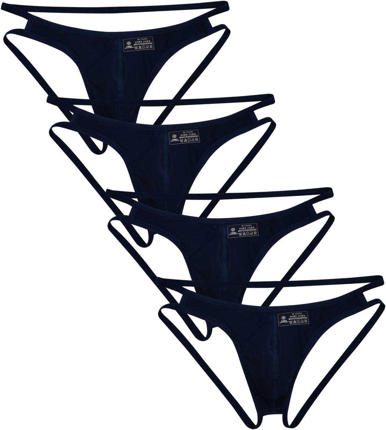 Men's Athletic Supporter Performance Jockstrap Elastic Waistband Underwear