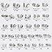 LolliBeads® 60Pcs Mix Tibetan Silver Color Connectors Bails Beads fit European Charm Bracelet Pendant