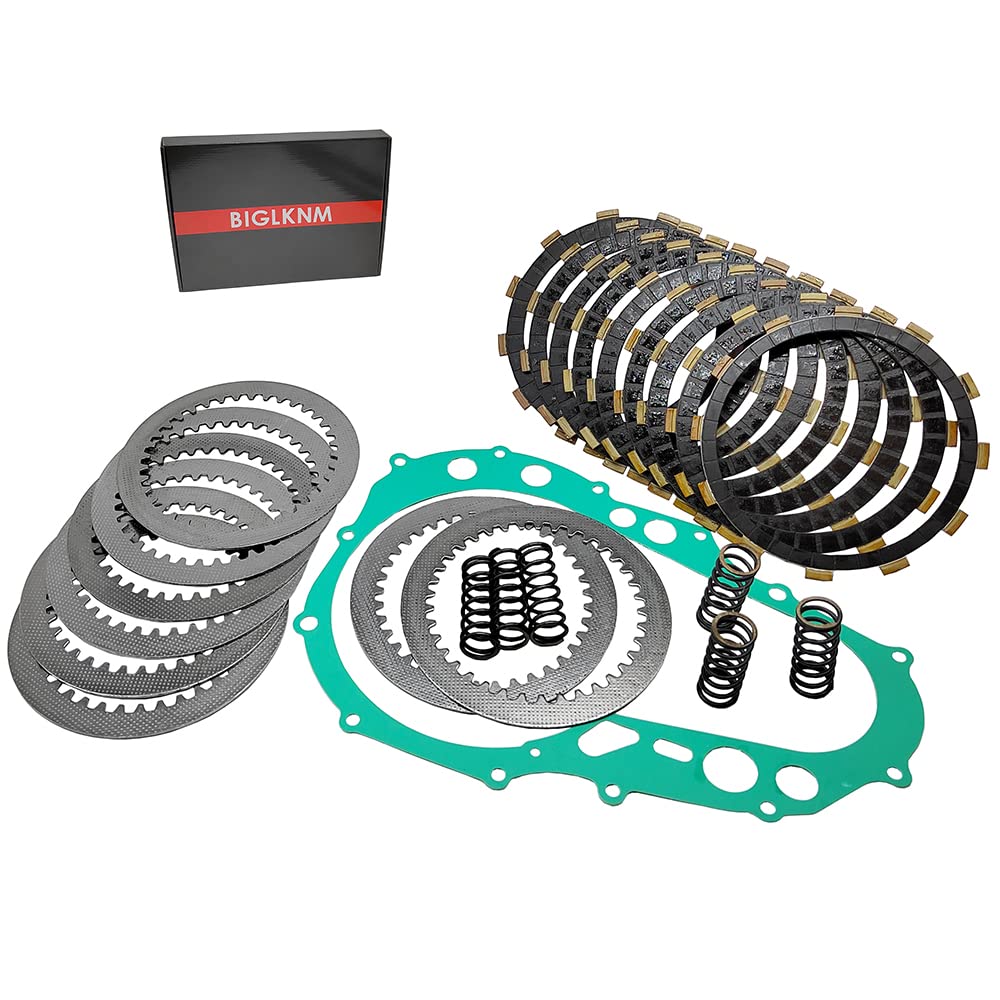BIGLKNM Clutch Kit & Gasket for Suzuki LTZ400, KFX400, Arctic Cat DVX400 2003-2008 | Friction Plates & Cover Gasket