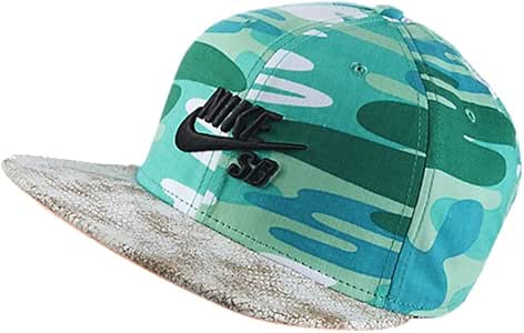 Amazon.com: Nike SB Men's Adjustable Snapback Hat Green Water Camo: Sports & Outdoors