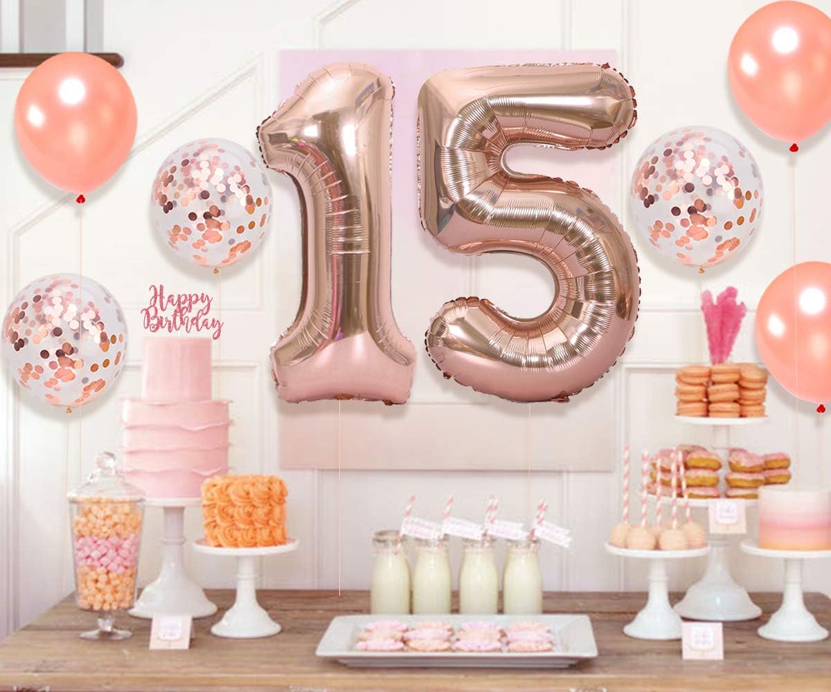 15 Ans Anniversaire Decorations Joyeux 15e Anniversaire Ceinture Or Rose Joyeux Anniversaire Ballon Banniere Pour Quinze Fete Danniversaire Decorations Et Accessoires De Fetes Assortiments De Fetes Case4u Hu