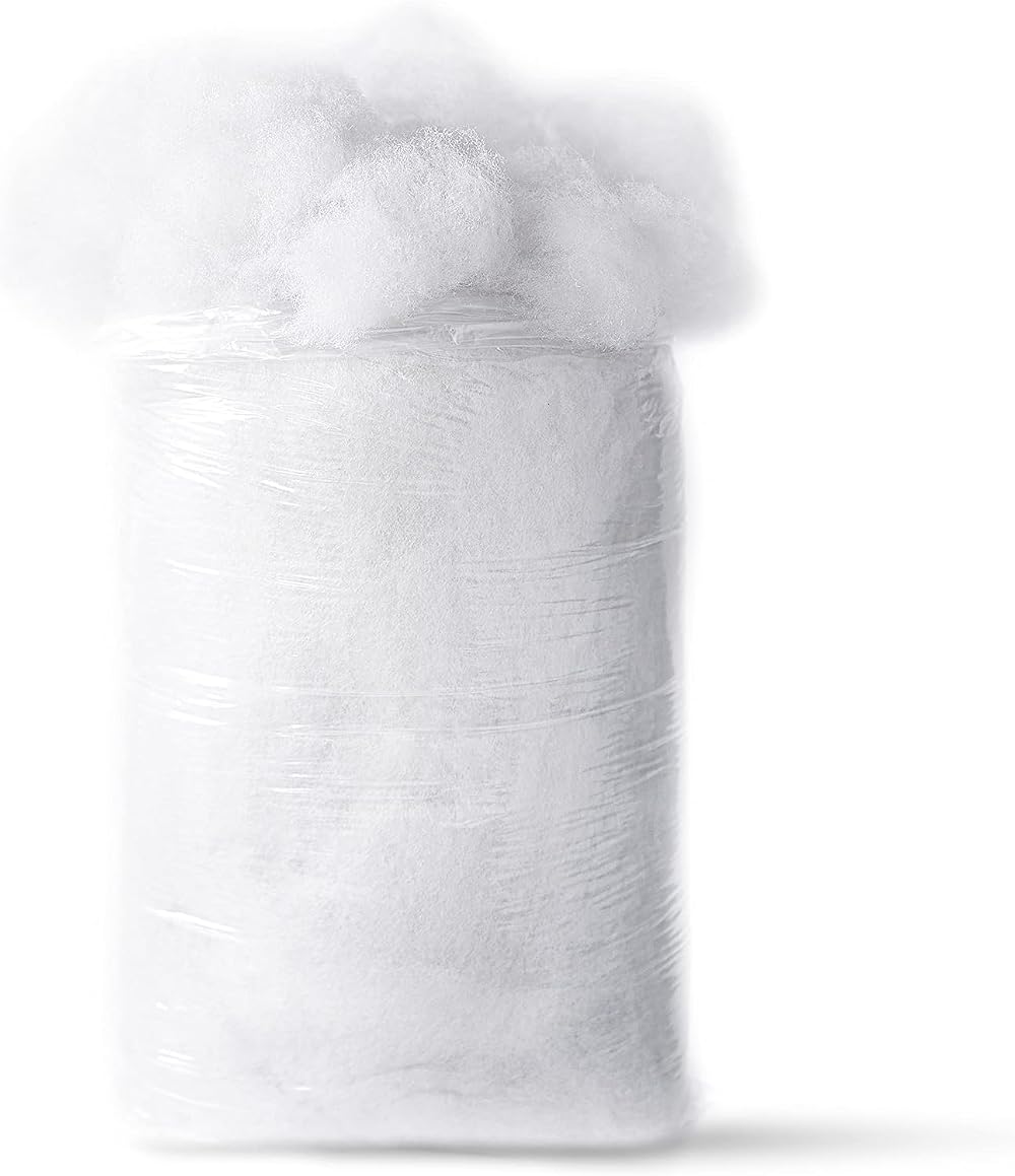 SleepyNights Hollowfibre Stuffing 2kg Bag – Polyester Fill for Cushions Toys