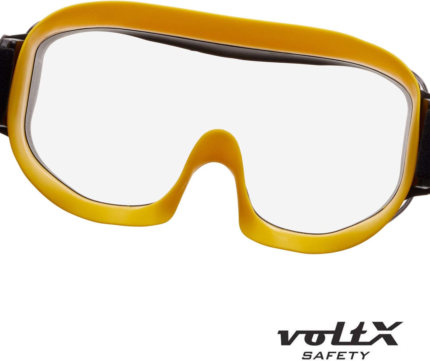voltX DEFENDER ULTRA indirect ventilated Safety Goggles, CLEAR lens with snug fitting seal and buckle adjustable headband - Image 5