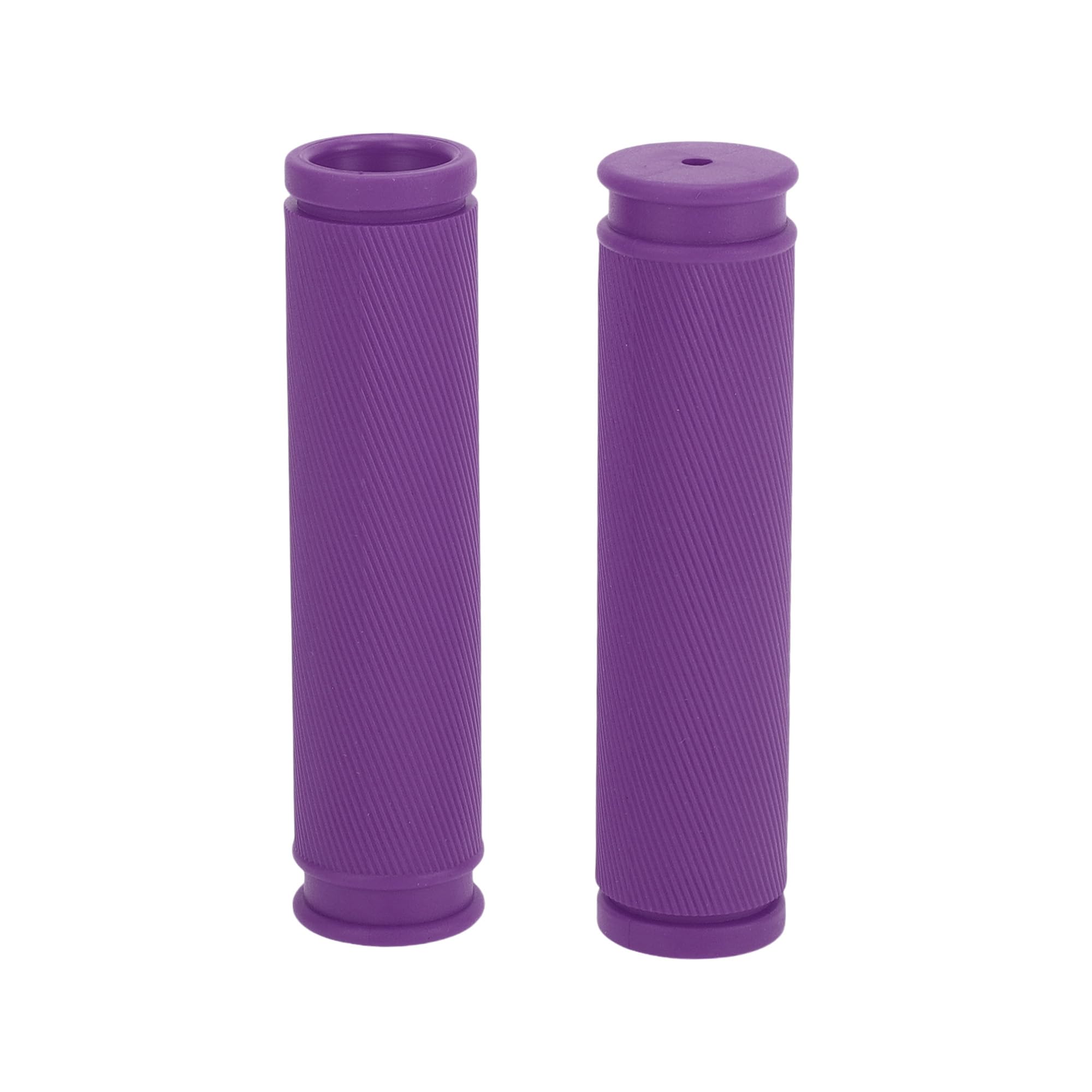 TUCKBOLD Bike Handlebar Grips Covers 125mm Long Soft | Bicycle End Grips Protector Purple 1 Pair