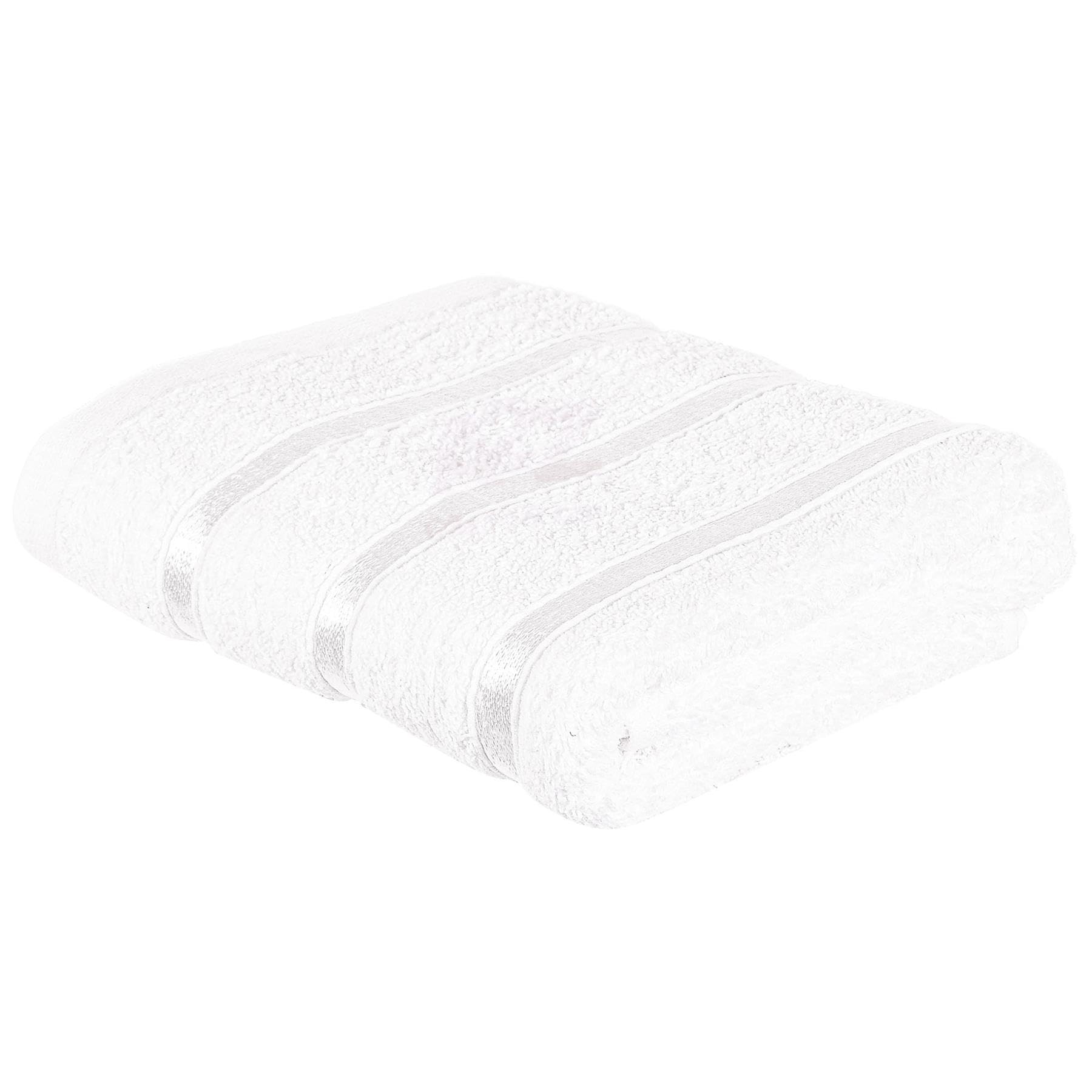 A2Z Luxurious 100% Cotton White Color Towel 500 GSM Soft Absorbent Hand Towel (51x81 cm)