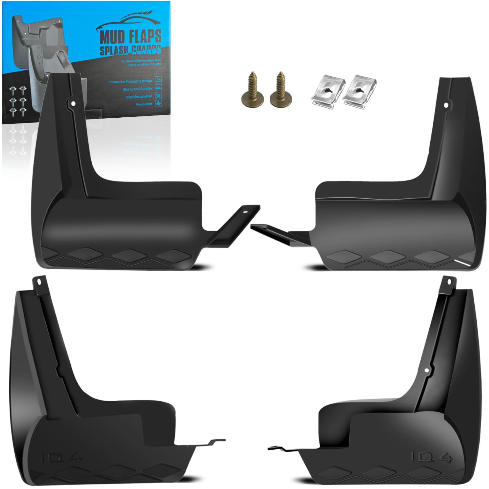KEYOOG Front & Rear Mud Flaps Splash Guards Fit for