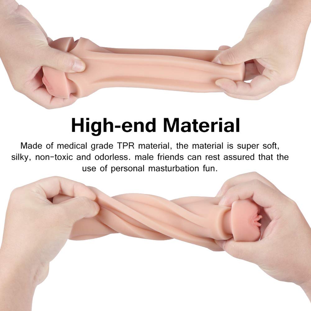 Male Masturbators Cup Adult Sex Toys Realistic Textured Pocket Vagina Pussy Man Masturbation Real-Life Touch Feeling