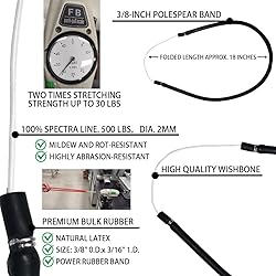 SINGMATOOLS Spearfishing Pole Hawaiian Sling