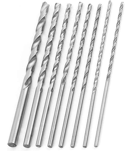 Lot De 2 Forets Hélicoïdaux HSS 6542 - 4.4mm X 78mm, Pour Métal, Bois, Plastique