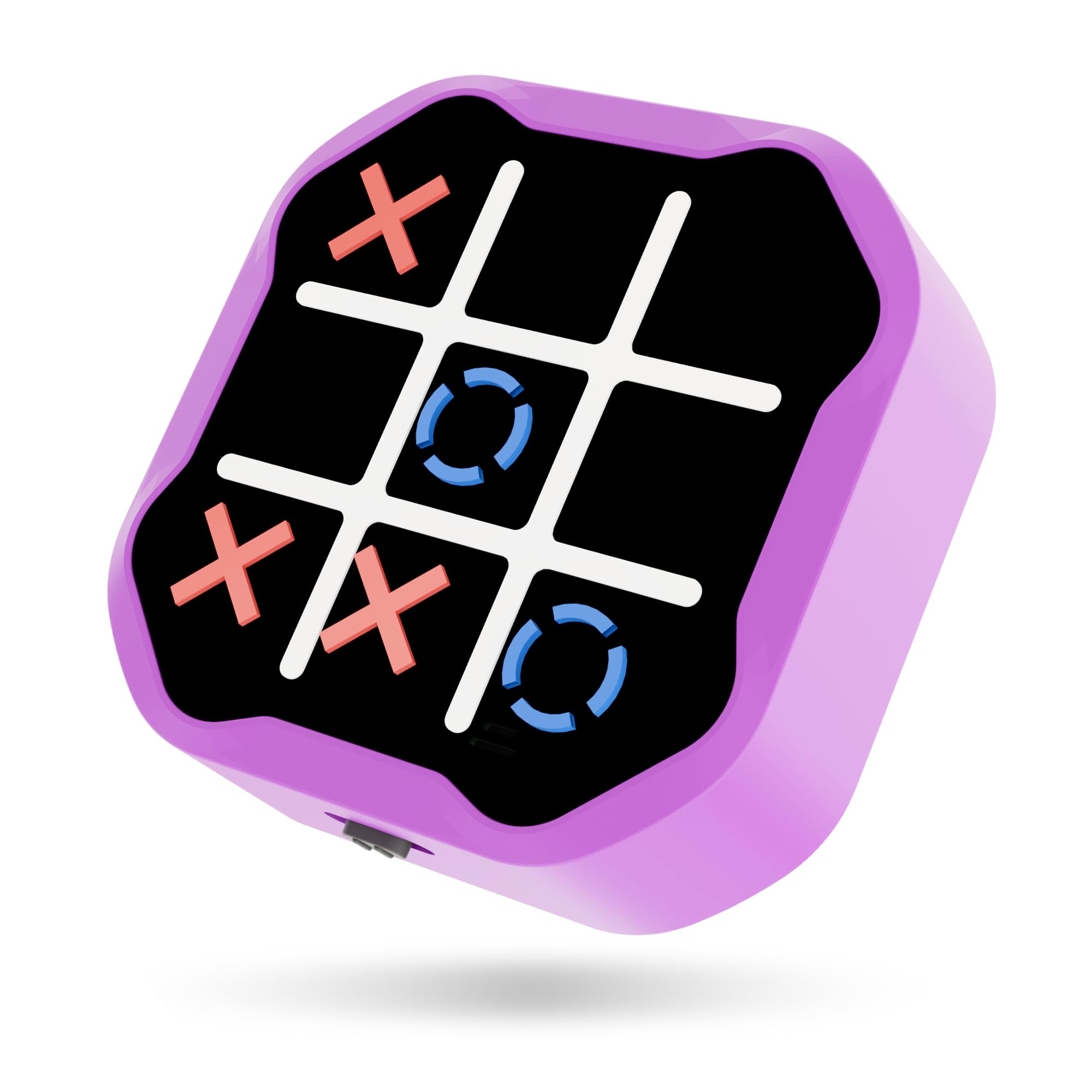 3-in-1 Electronic Tic Tac Toe Toy, Family Travel Game for Kids and Adults, Handheld Game Gift with Silent Mode