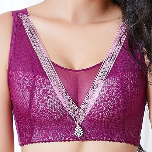 Plus Size Bra 120 52 50 48 46 C D Dd E Cup No Rims Push Up Big Size Bras Women Wireless Bralette Thin Bra Lingerie