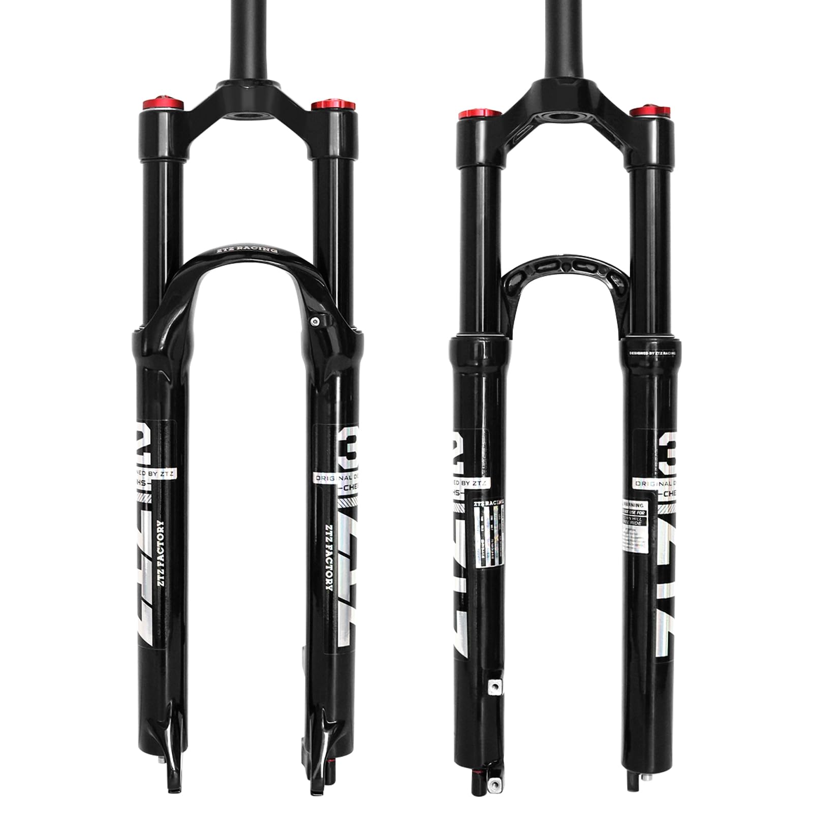 ZTZ 26''/27.5/''29'' MTB Bike Suspension Fork 120mm Travel Double Air Chamber Fork Bicycle Shock Absorber Air Fork QR 9 * 120mm + ABS Adjustment for MTB,Road, City,XC